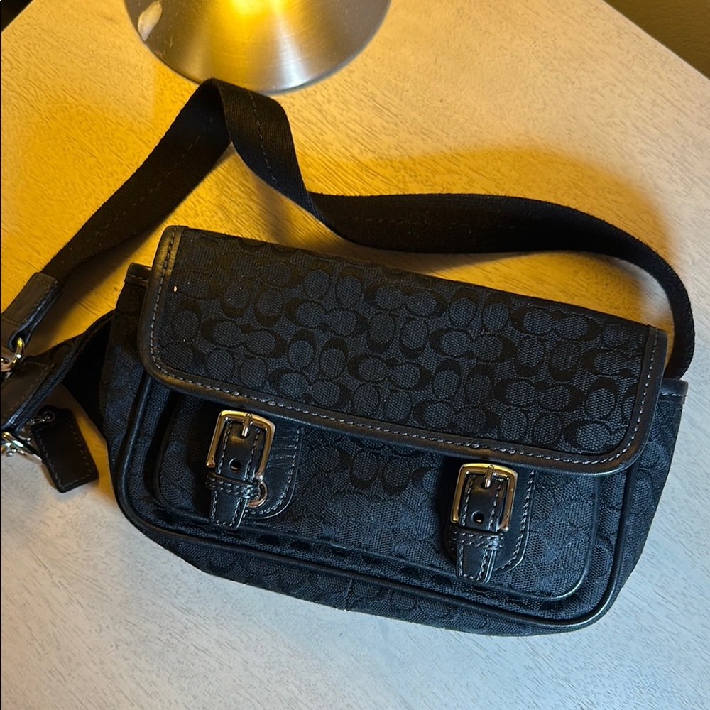 Black Coach Women's Waist Bag